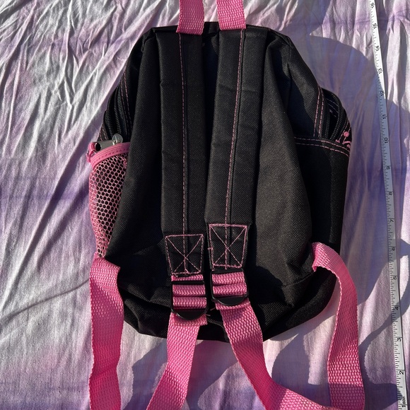 Official Sanrio Hello Kitty Mini Backpack Pink and Black - Picture 7 of 7